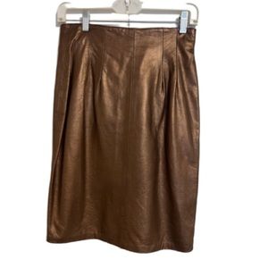 Evan Davies brown/brass skirt size 8